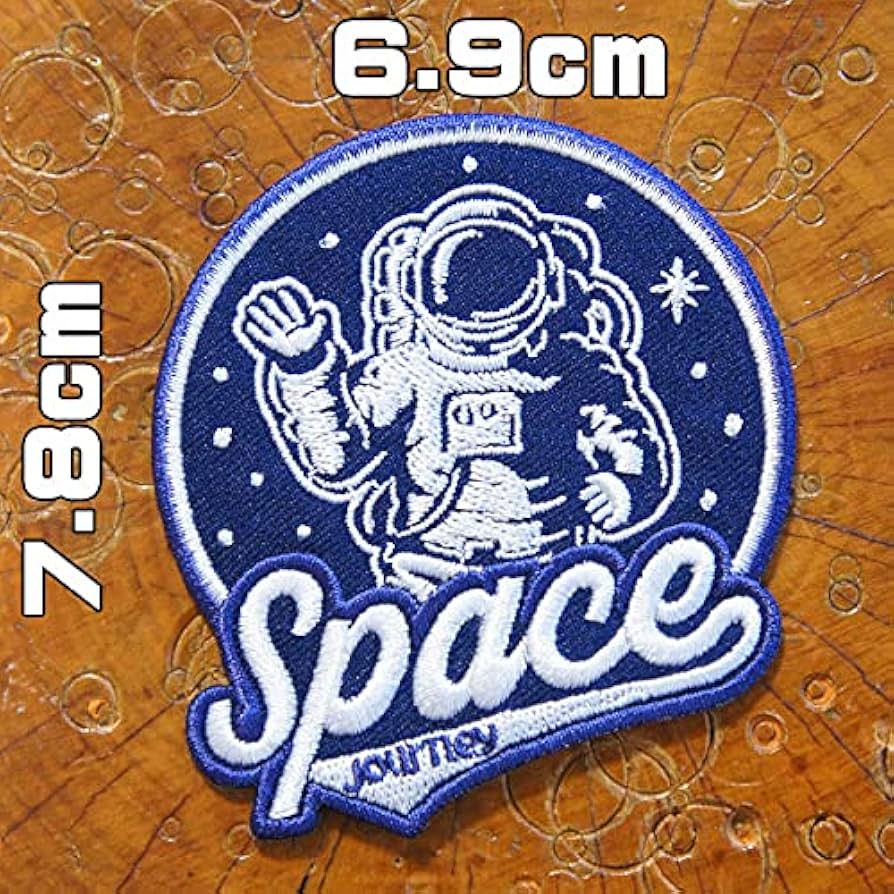 211 NASA 宇宙飛行士 アイロン転写シート Amazon.co.jp: アイロン刺繍ワッペン パッチ アップリケ【Space